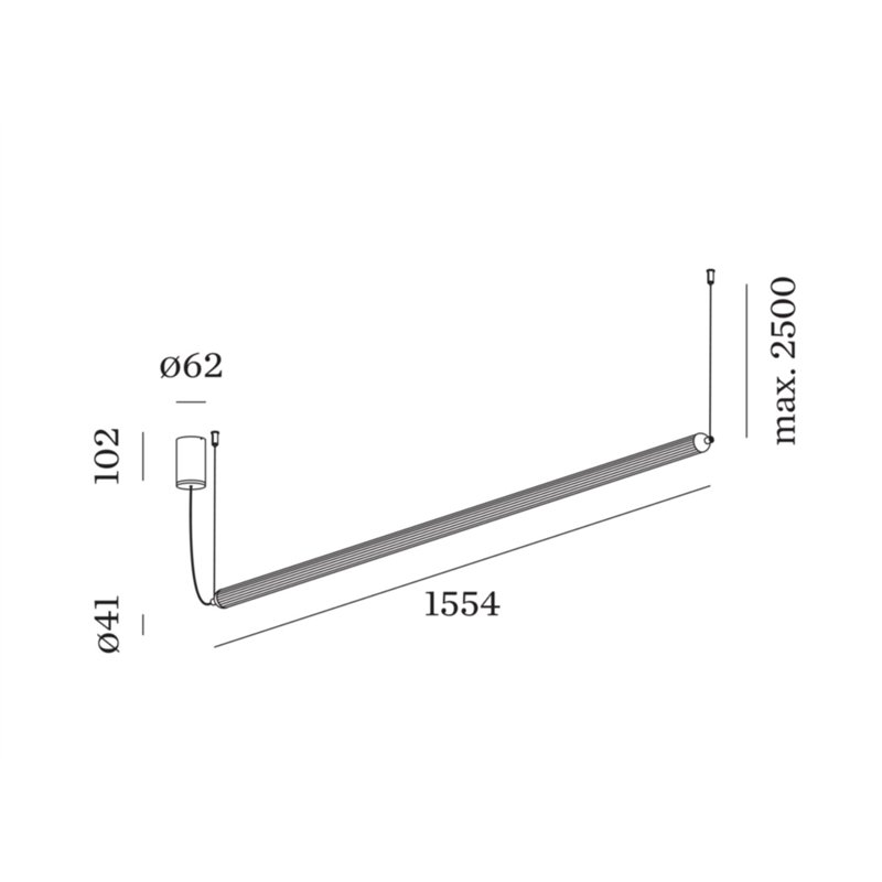 Wever & Ducré FLYRA horizontal 1.3 Hanglamp