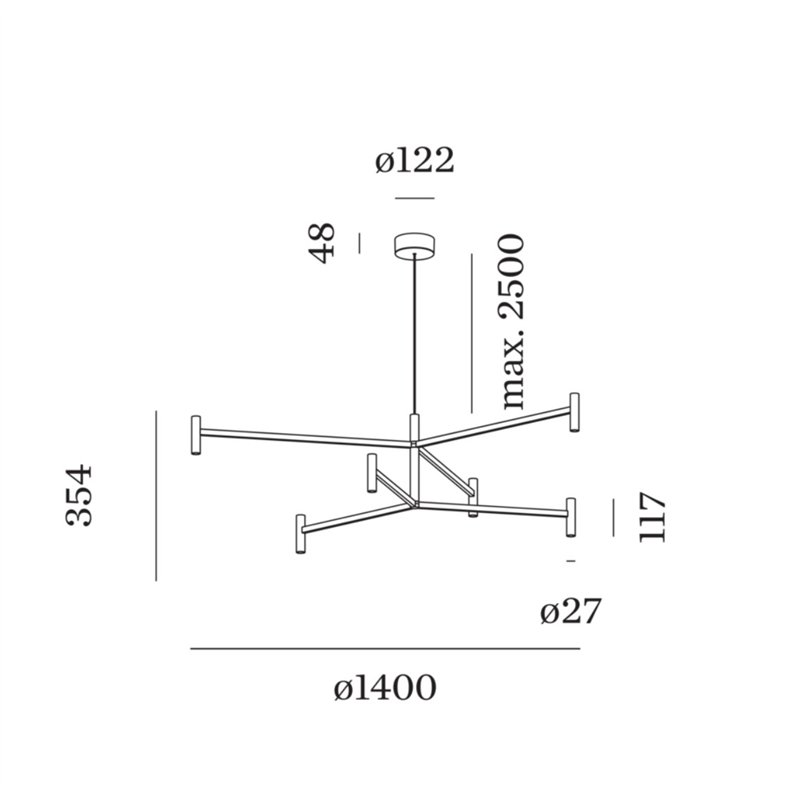 Wever & Ducré MATCH LUSTA 3.2 Hanglamp