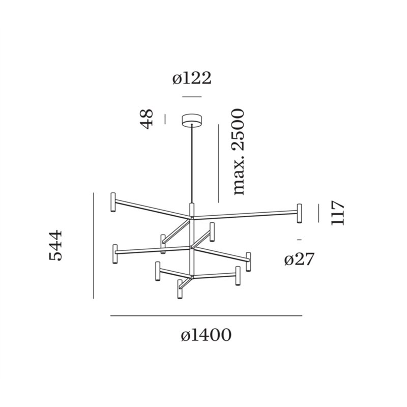 Wever & Ducré MATCH LUSTA 3.2.1 Hanglamp