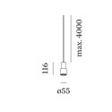 Wever & Ducré ODREY 1.1 LED Hanglamp