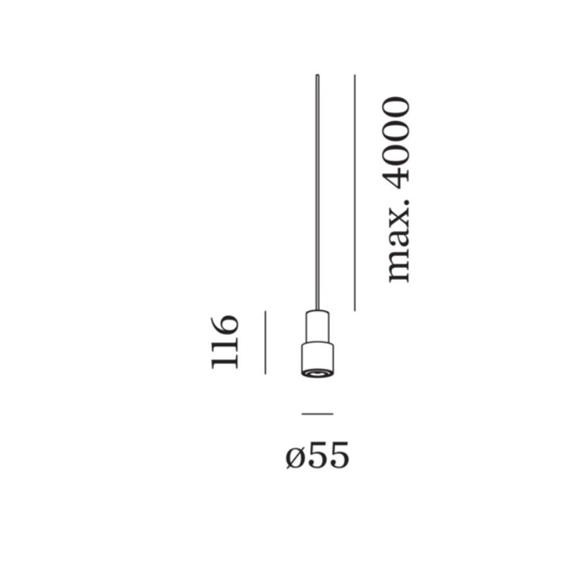Wever & Ducré ODREY 1.1 LED Hanglamp