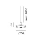 Wever & Ducré ODREY 1.2 LED Hanglamp