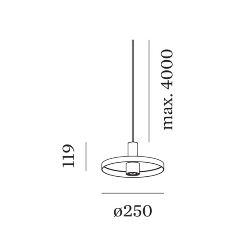 Wever & Ducré ODREY 1.2 LED Hanglamp