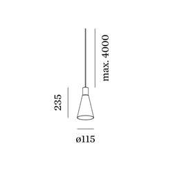 Wever & Ducré ODREY 1.5 LED Suspension lamp