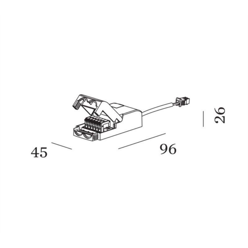 Wever & Ducré DRIVER 350mA 7W 10-20V PHASE CUT DIM WT