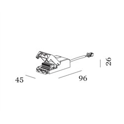Wever & Ducré DRIVER 250mA 5W 10-20V PHASE CUT DIM WT