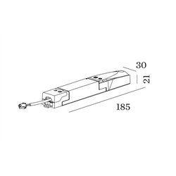 Wever & Ducré DRIVER 500mA 15W 10-40V DALI-2 / PUSH DIM WT | MULTIPACK
