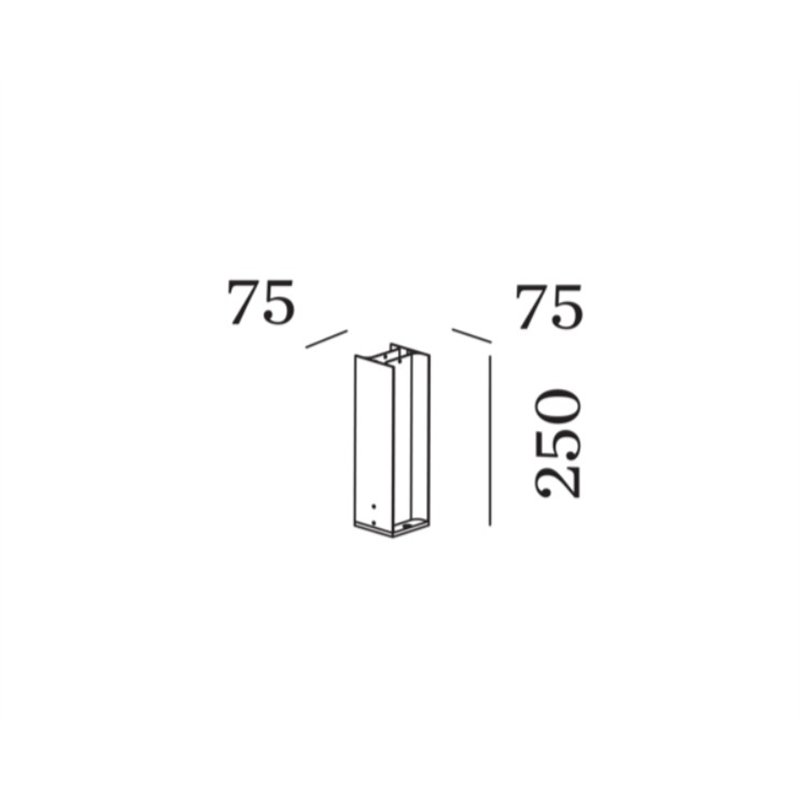Wever & Ducré GATE CARRÉ 2.0 POLE 250