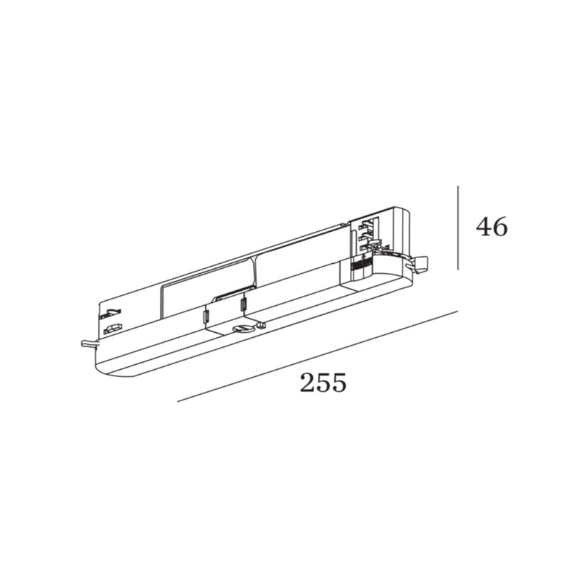 Wever & Ducré 3-PHASE TRACK ADAPTER 1.4
