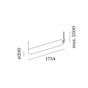 Wever & Ducré QUBBY CEILING SUSP 3.0 LED 2700-5000K Hanglamp