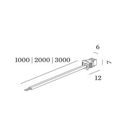 Wever & Ducré LED Module cable 3 m
