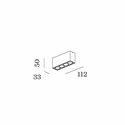 Wever & Ducré LINOO SURFACE 4.0 Plafondlamp