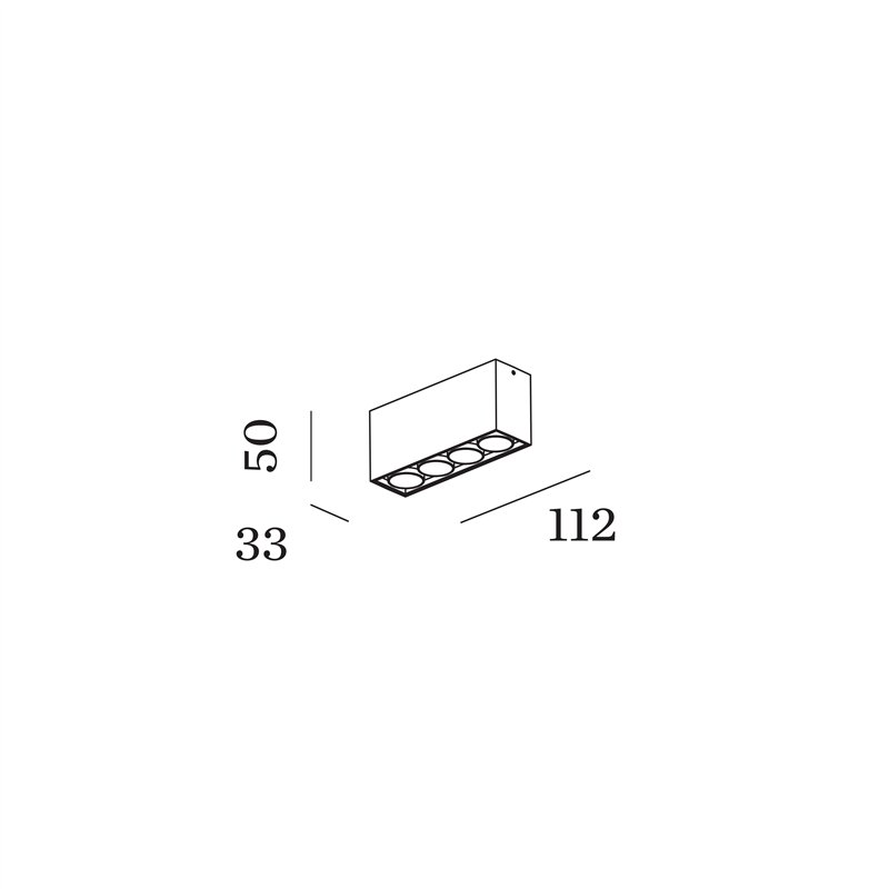 Wever & Ducré LINOO SURFACE 4.0 Plafondlamp