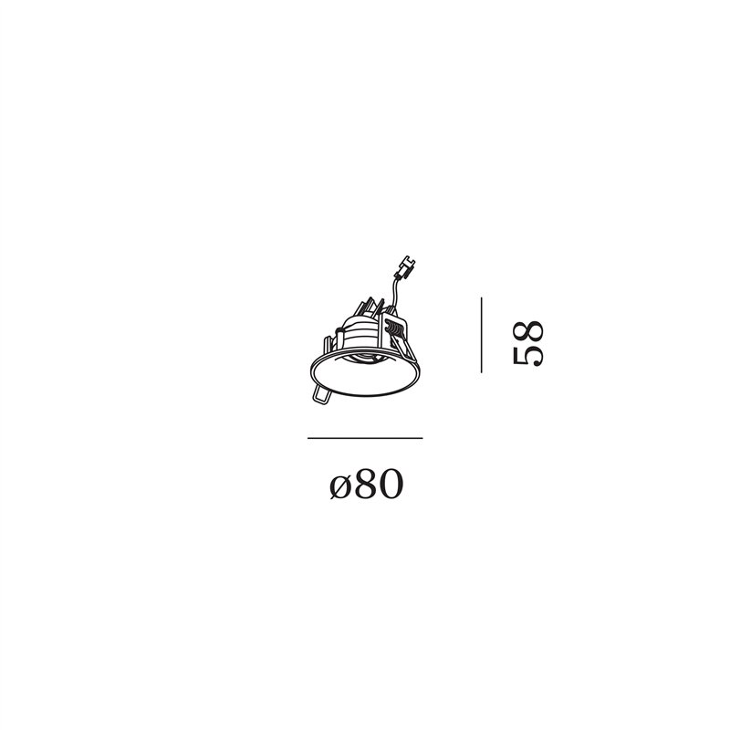 Wever & Ducré RONY ADJUST petit 1.0 wire springs Inbouwspot
