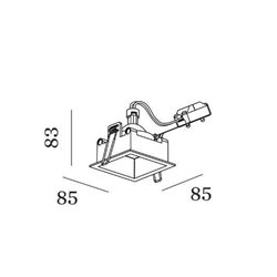 Wever & Ducré Plano IP44 1.0 PAR16 Recessed spot