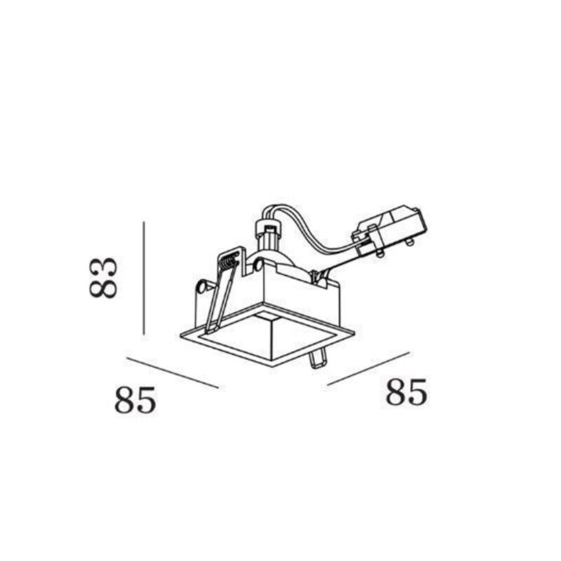 Wever & Ducré Plano IP44 1.0 PAR16 Inbouwspot