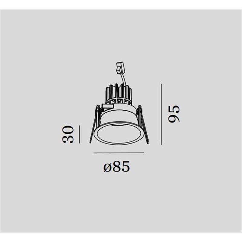 Wever & Ducré Deeper IP44 1.0 LED Inbouwspot
