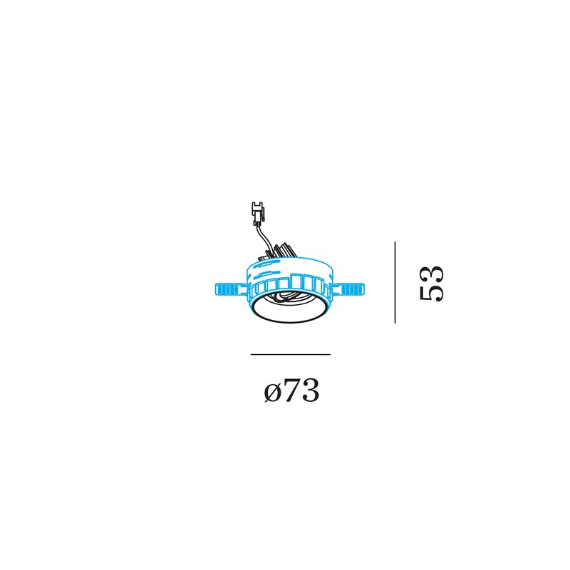 Wever & Ducré Deep Adjust Petit Trimless 1.0 Inbouwspot