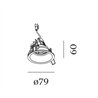 Wever & Ducré Deep Adjust Petit 1.0 LED wire springs Recessed spot