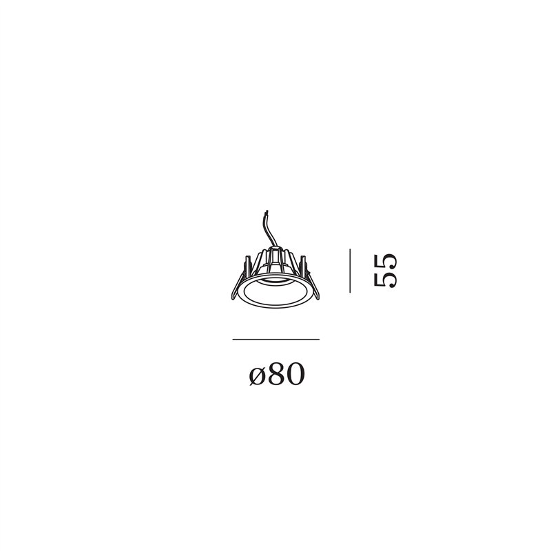 Wever & Ducré Deep Petit IP65 1.0 Inbouwspot