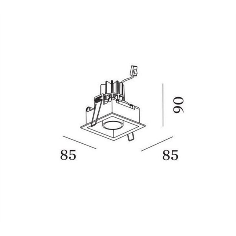 Wever & Ducré Sneak Trim 1.0 LED Inbouwspot