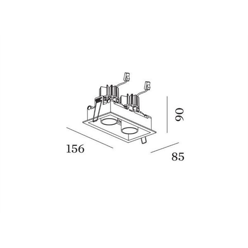 Wever & Ducré Sneak Trim 2.0 LED Inbouwspot