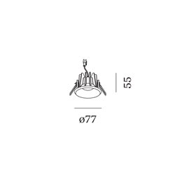 Wever & Ducré Taio Round IP65 1.0 Recessed spot