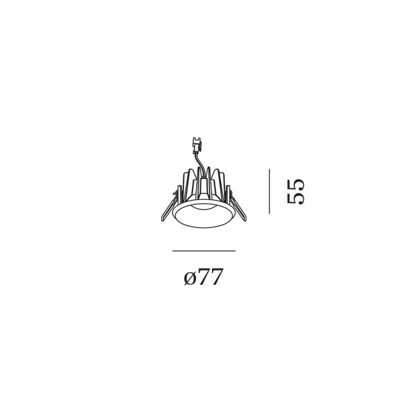 Wever & Ducré Taio Round IP65 1.0 Inbouwspot