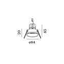 Wever & Ducré Deep 1.0 LED springveren Inbouwspot