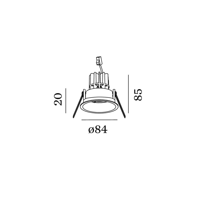 Wever & Ducré Deep 1.0 LED springveren Inbouwspot