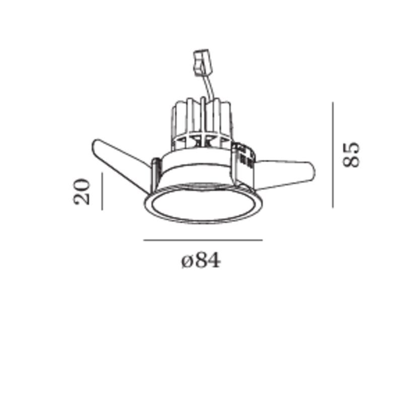 Wever & Ducré Deep 1.0 LED bladveren Inbouwspot