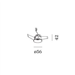 Wever & Ducré Rony Point 1.0 Recessed spot