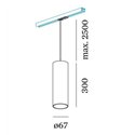 Wever & Ducré Ray On Track 3.0 PAR16 1-phase Trackverlichting