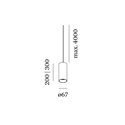 Wever & Ducré Ray Suspended 2.0 LED Hanglamp