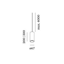 Wever & Ducré Ray Suspended 2.0 PAR16 Suspension lamp