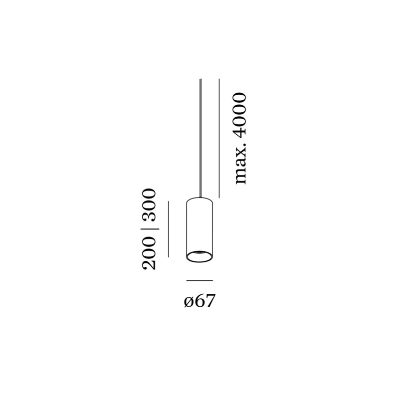 Wever & Ducré Ray Suspended 2.0 PAR16 Hanglamp