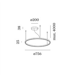 Wever & Ducré Kujo 3.0 Suspension lamp