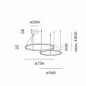 Wever & Ducré Kujo 3.2 Hanglamp