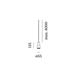 Wever & Ducré Odrey 1.1 Suspension lamp