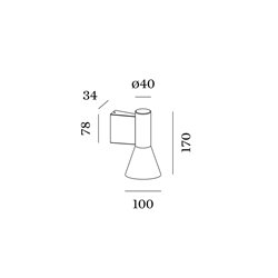 Wever & Ducré Odrey Wall 1.3 Wall lamp