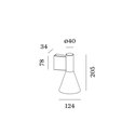 Wever & Ducré Odrey Wall 1.4 Wandlamp