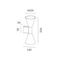 Wever & Ducré Odrey Wall 2.3 Wandlamp