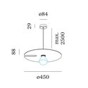 Wever & Ducré Mirro Suspended 2.0 Hanglamp