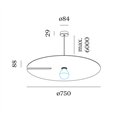 Wever & Ducré Mirro Suspended 3.0 Hanglamp