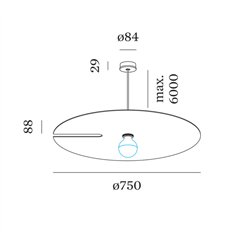 Wever & Ducré Mirro Suspended 3.0 Suspension lamp