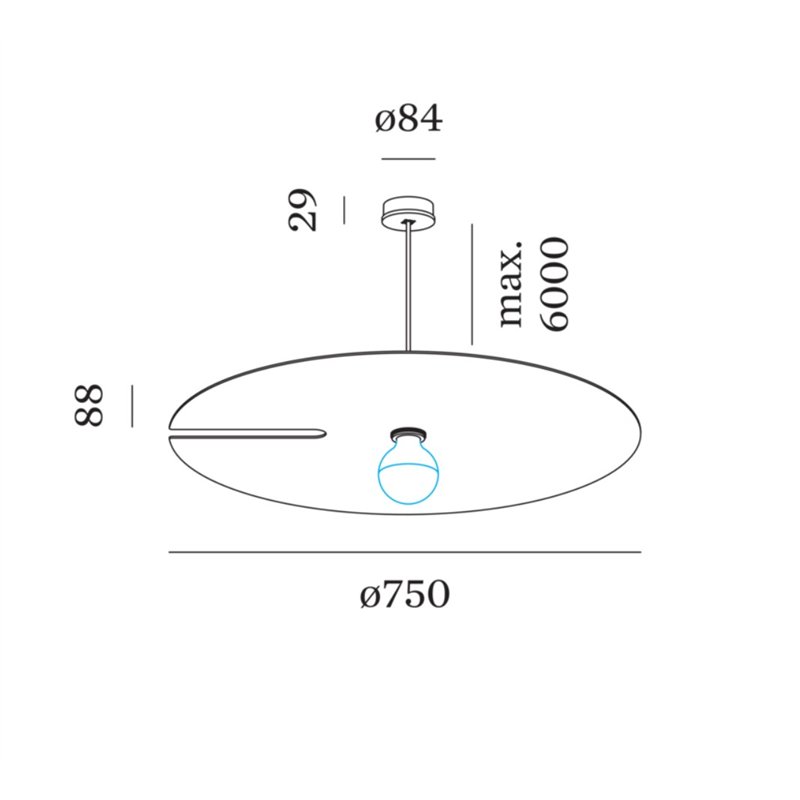 Wever & Ducré Mirro Suspended 3.0 Hanglamp