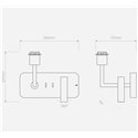 Astro Side by Side USB C | Wandlamp