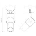 Astro Stage Recessed | Inbouwspot