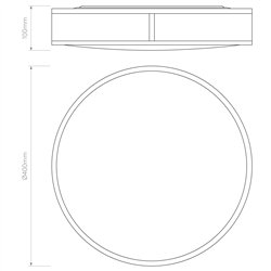 Astro Mashiko 400 Round | Ceiling lamp