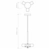 Astro Cambria Pendant | Suspension lamp